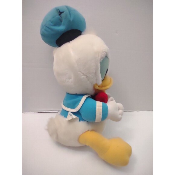 Vintage Disney Donald Duck Plush Stuffed Animal 1986 Hasbro Softies 13" Long - Picture 4 of 11